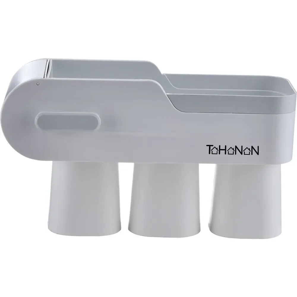 Wall Mount Toothbrush Holder , Large Capacity‎ Bathroom Organizer, Easy Install